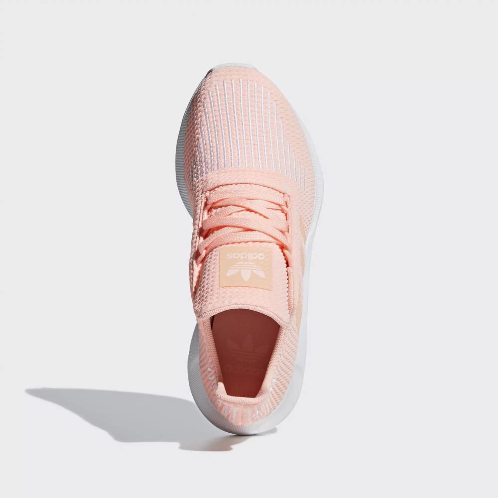 Adidas Swift Run Tenis Rosas Para Niño (MX-21137)